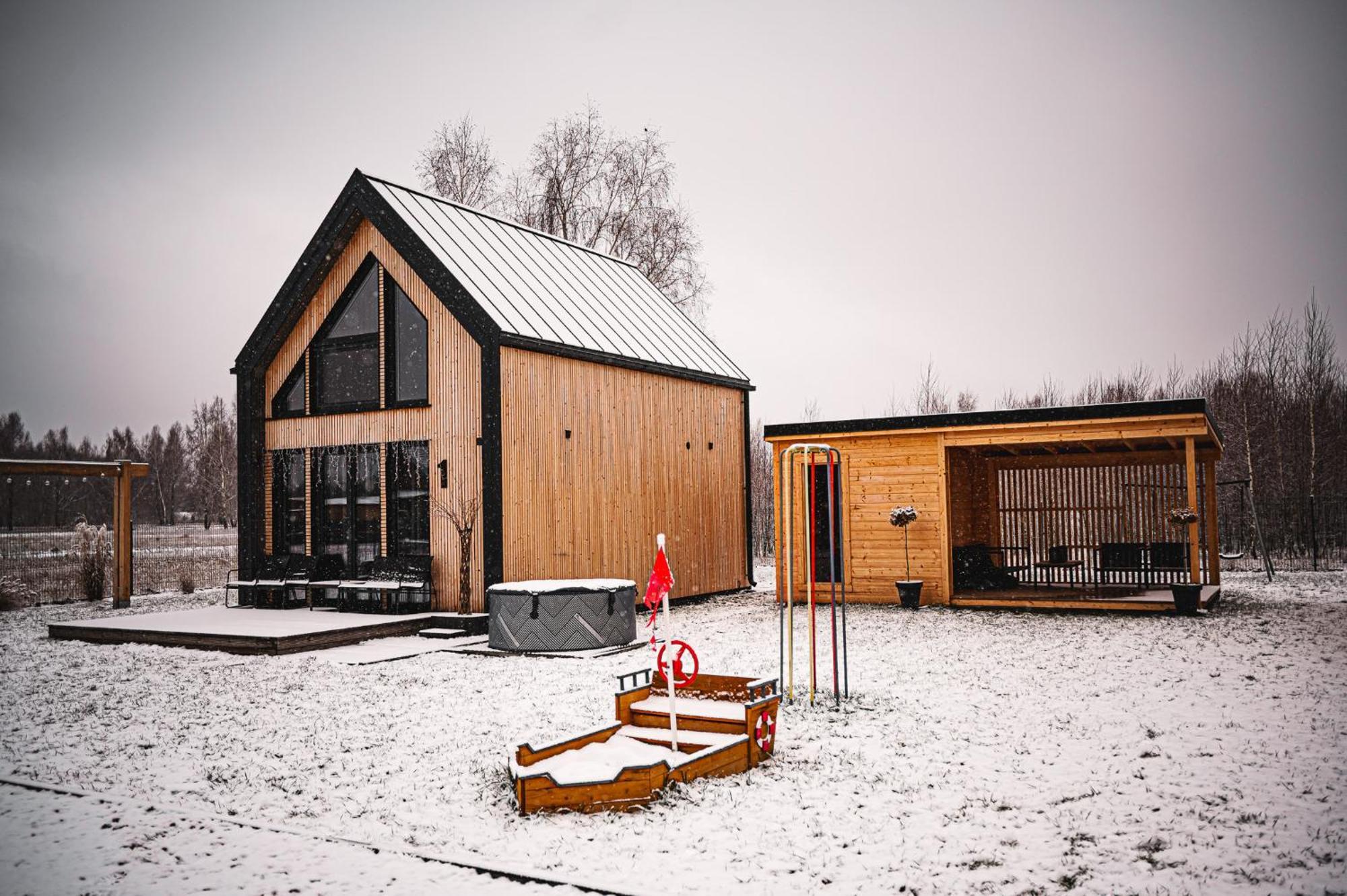 Mazurska Stodola Na Polwyspie Pilchowskim Pilchy Exteriér fotografie